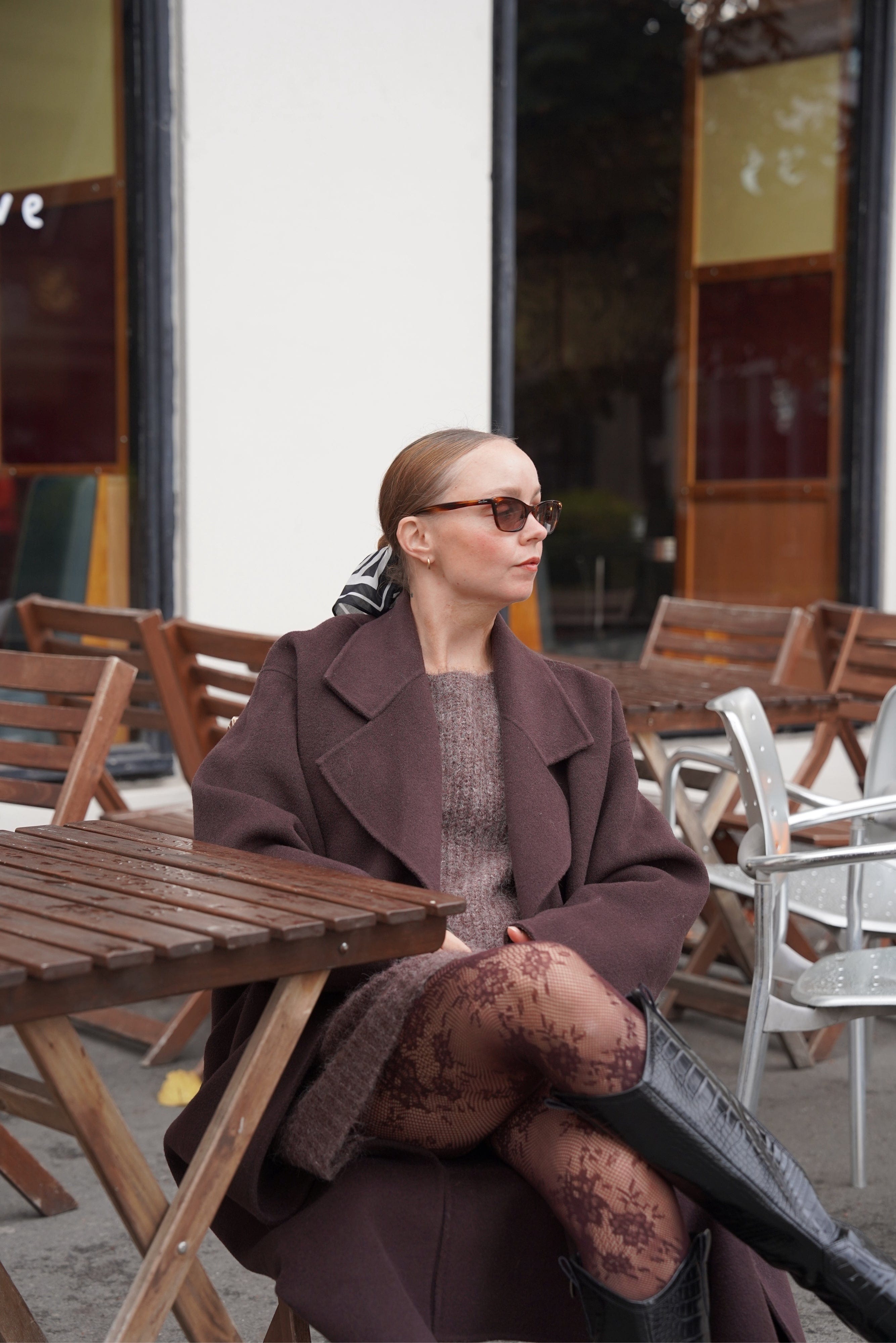 Kax Wool Coat - Brown