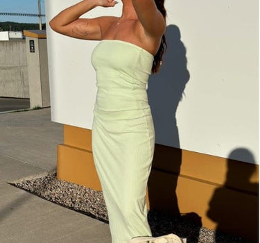 Cornelia Tube Top - Light Green