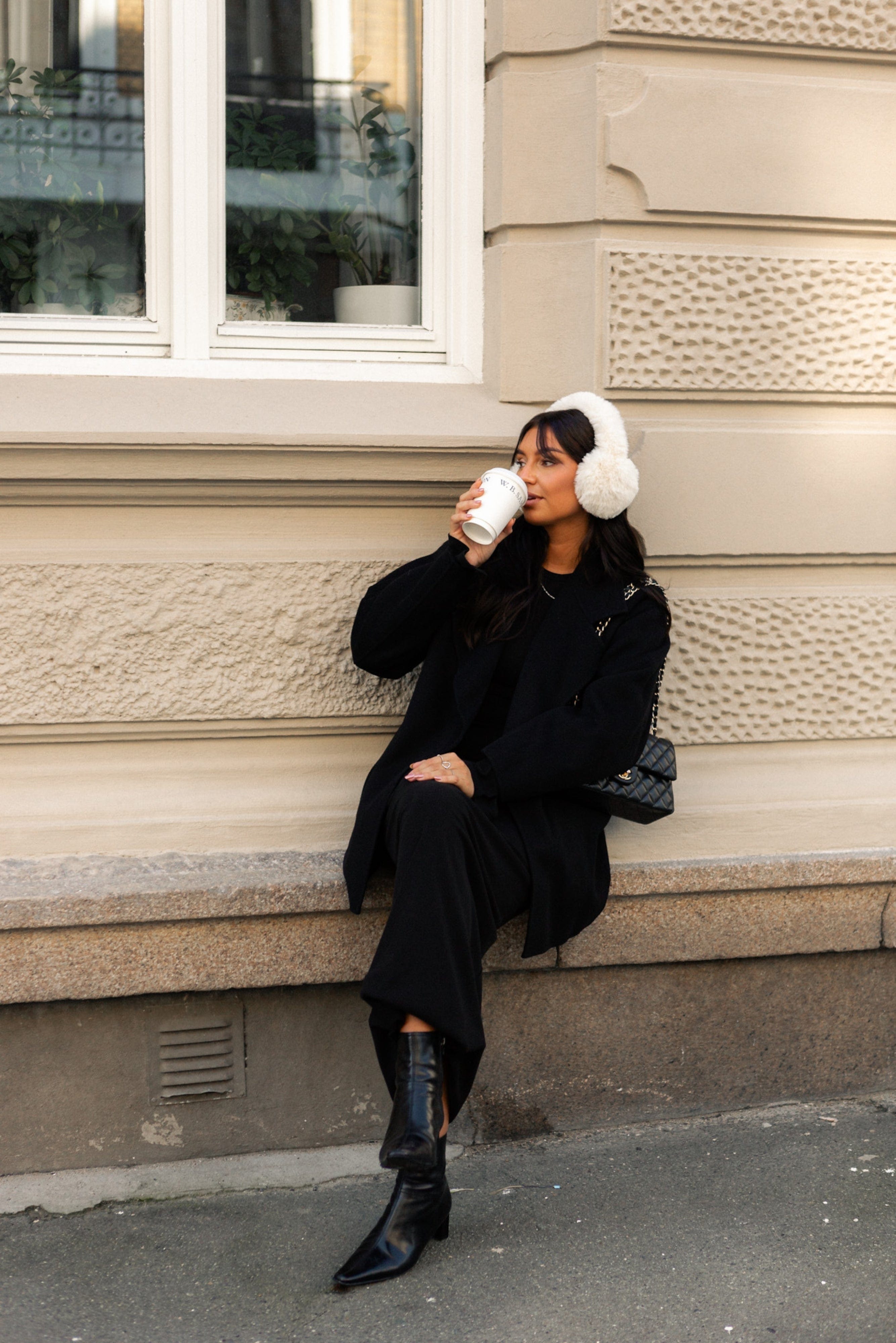 Hannah Wool Coat - Black